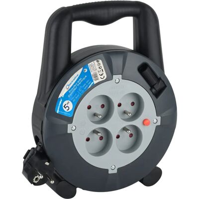 Electraline Bobina de cable 5m - Enrollador eléctrico Electraline Bobina de cable 5m - Enrollador eléctrico