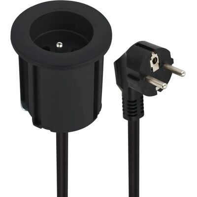 ELECTRALINE 35457 - Listwa z 1 gniazdkiem - Francuski 16A, 2m kabel ELECTRALINE 35457 - Listwa z 1 gniazdkiem - Francuski 16A, 2m kabel