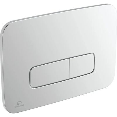 Ideal Standard R0124AA Placa de descarga doble cromo Ideal Standard R0124AA Placa de descarga doble cromo
