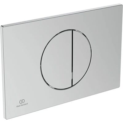 Ideal Standard R0503AA Cromata Piastra di Doppio Scarico Meccanico - WC Ideal Standard R0503AA Cromata Piastra di Doppio Scarico Meccanico - WC