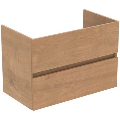 Ideal Standard Eurovit+ 2 Sertare 800x440x550mm Hamilton Stejar - Dulap de baie Ideal Standard Eurovit+ 2 Sertare 800x440x550mm Hamilton Stejar - Dulap de baie