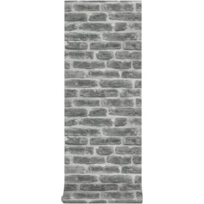 Superfresco Easy Industrie Backsteinoptik Schwarz/Grau Tapete - Tapeten Superfresco Easy Industrie Backsteinoptik Schwarz/Grau Tapete - Tapeten
