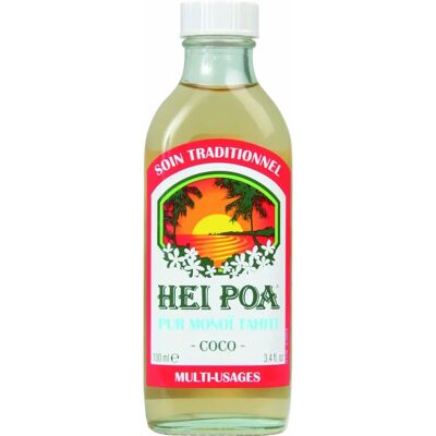Hei Poa Pure Tahiti Monoï Oil Coconut - Nourishing Skin & Hair - 100ml Hei Poa Pure Tahiti Monoï Oil Coconut - Nourishing Skin & Hair - 100ml