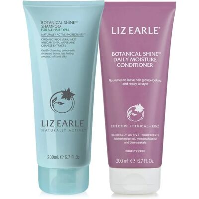 Liz Earle - Botanical Shine - Shampoo - Duo - Hair Care Set Liz Earle - Botanical Shine - Shampoo - Duo - Hair Care Set
