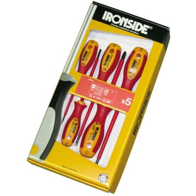 Ironside IR120504 Schraubenzieher-Set - Elektriker Werkzeug Ironside IR120504 Schraubenzieher-Set - Elektriker Werkzeug
