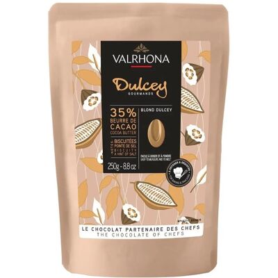 Valrhona - Dulcey - 35% - 250g - Chocolat - Publicité Valrhona - Dulcey - 35% - 250g - Chocolat - Publicité