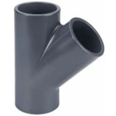 FITT T 45° PVC Raccord - Plomberie piscine - Publicité FITT T 45° PVC Raccord - Plomberie piscine - Publicité
