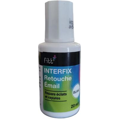 Interplast Retouche Émail Blanc - Réparation pour Surfaces Email - Publicité Interplast Retouche Émail Blanc - Réparation pour Surfaces Email - Publicité