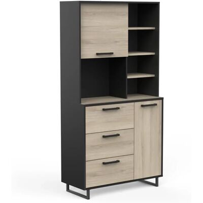 Buffet haut Demeyere avec 2 portes - Rangement cuisine - Design moderne Buffet haut Demeyere avec 2 portes - Rangement cuisine - Design moderne