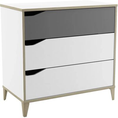 Miroytengo Cajonera Genius Blanco Gris Muebles Dormitorio Miroytengo Cajonera Genius Blanco Gris Muebles Dormitorio