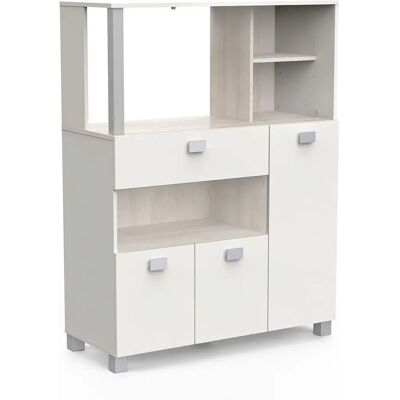 Miroytengo Mueble de Cocina Blanco con Cajón - 132x99cm Miroytengo Mueble de Cocina Blanco con Cajón - 132x99cm