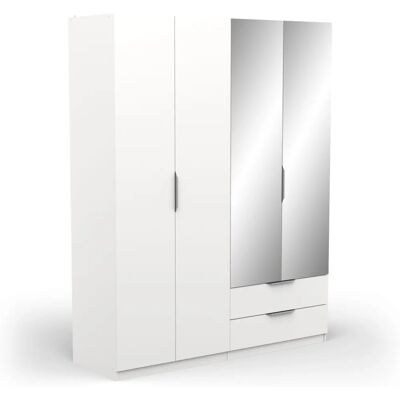 DEMEYERE GROUP Kleiderschrank - 4 Türen, 2 Spiegel, 157x203cm DEMEYERE GROUP Kleiderschrank - 4 Türen, 2 Spiegel, 157x203cm