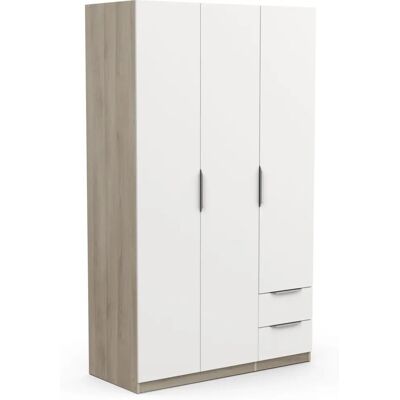 DEMEYERE GROUP Ghost Kleiderschrank - 3-Türen, Weiß, Spanplatte DEMEYERE GROUP Ghost Kleiderschrank - 3-Türen, Weiß, Spanplatte