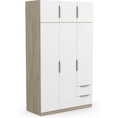 DEMEYERE GROUP Ghost - Kleiderschrank mit 6 Türen, 2 Schubladen, 120cm breit DEMEYERE GROUP Ghost - Kleiderschrank mit 6 Türen, 2 Schubladen, 120cm breit