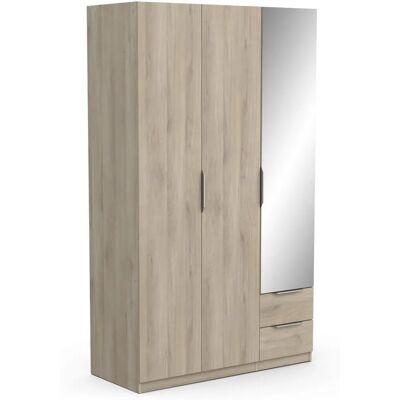 DEMEYERE GROUP Kinderkleiderschrank - Braun, 203cm, 3-türig DEMEYERE GROUP Kinderkleiderschrank - Braun, 203cm, 3-türig