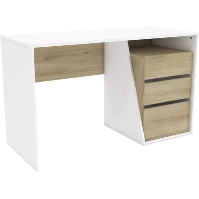 Bureau Jefferson 3 tiroirs - Mobilier de Bureau - Publicité Bureau Jefferson 3 tiroirs - Mobilier de Bureau - Publicité