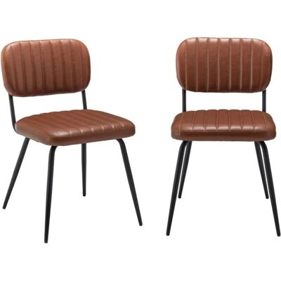 Calicosy Juego de 2 Sillas Vintage para Comedor - Silla de Comedor Calicosy Juego de 2 Sillas Vintage para Comedor - Silla de Comedor