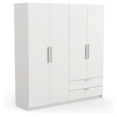 CBA Meubles - Glory2 - Blanc - 4 ports - Armoire - Publicité CBA Meubles - Glory2 - Blanc - 4 ports - Armoire - Publicité