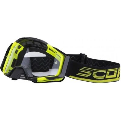 Motorradmaske Scorpion E21 - Gelb Fluoreszierend Schwarz Motorradmaske Scorpion E21 - Gelb Fluoreszierend Schwarz