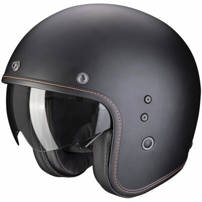 Scorpion Belfast EVO Solid Black Helmet - Motorcycle Gear Scorpion Belfast EVO Solid Black Helmet - Motorcycle Gear