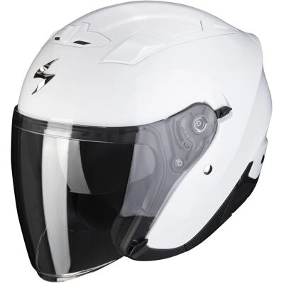 Scorpion EXO-230 White Motorcycle Helmet - Motorcycle Helmet Scorpion EXO-230 White Motorcycle Helmet - Motorcycle Helmet