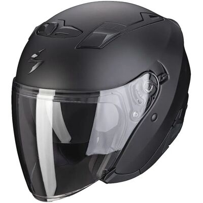 Casque noir Scorpion EXO-230 - Usage quotidien léger - Publicité Casque noir Scorpion EXO-230 - Usage quotidien léger - Publicité