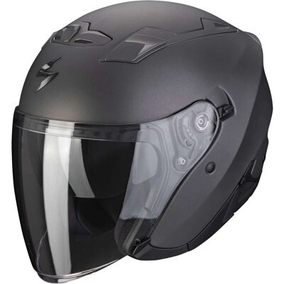 Casque jet Scorpion EXO-230 solide - Casque moto - Publicité Casque jet Scorpion EXO-230 solide - Casque moto - Publicité