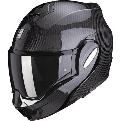 Scorpion Exo-Tech Evo Carbon Modularhelm - Leichter Vollvisier Schwarz Scorpion Exo-Tech Evo Carbon Modularhelm - Leichter Vollvisier Schwarz