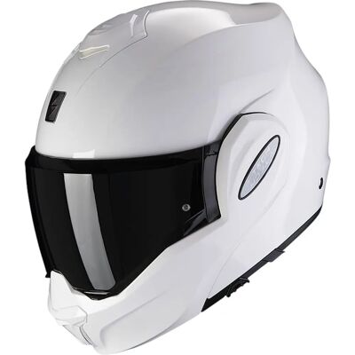 Scorpion Exo-Tech Evo White Motorcycle Helmet Scorpion Exo-Tech Evo White Motorcycle Helmet