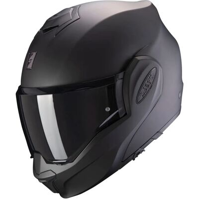 Casque moto modulable Scorpion Exo-Tech Evo - Noir - ECE 22.06 - Publicité Casque moto modulable Scorpion Exo-Tech Evo - Noir - ECE 22.06 - Publicité