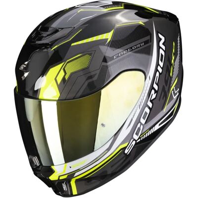 Scorpion Exo-391 Black Yellow Helmet - Helmet Scorpion Exo-391 Black Yellow Helmet - Helmet