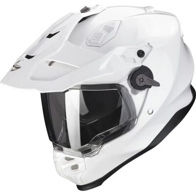 Scorpion ADF-9000 AIR Pearl White Helmet - Motorcycle Safety & Adventure Scorpion ADF-9000 AIR Pearl White Helmet - Motorcycle Safety & Adventure