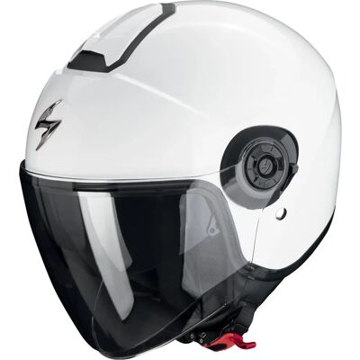 Casque Exo-City II Blanc de Scorpion - Casque moto Casque Exo-City II Blanc de Scorpion - Casque moto