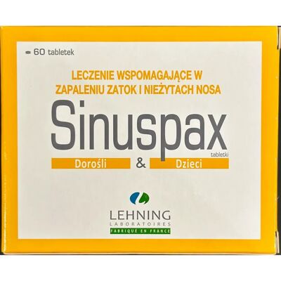 Lehning Sinuspax Rhinite Sinusite - Comprimés homéopathiques - Pharmacie en ligne LaSante.net - Publicité Lehning Sinuspax Rhinite Sinusite - Comprimés homéopathiques - Pharmacie en ligne LaSante.net - Publicité