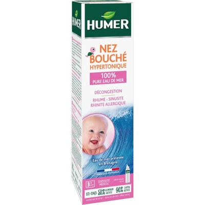 Humer 050 Nez Bouché Spray Nasal Hypertonique - Enfant et Bébé - Publicité Humer 050 Nez Bouché Spray Nasal Hypertonique - Enfant et Bébé - Publicité