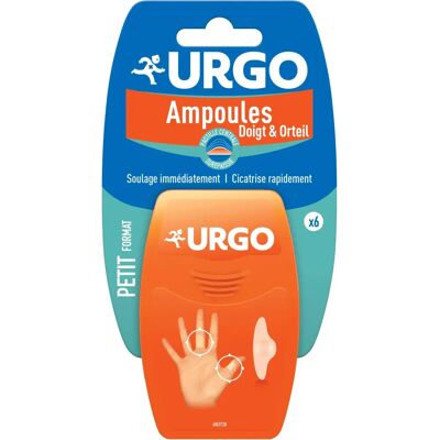Urgo Traitement Ampoules - Pansement Hydrocolloïde - X6 - Publicité Urgo Traitement Ampoules - Pansement Hydrocolloïde - X6 - Publicité