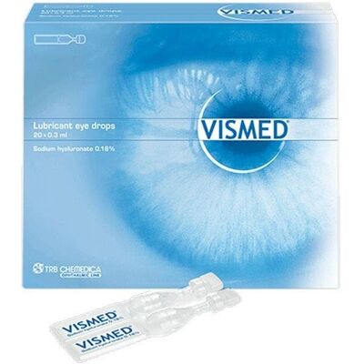 Horus Pharma Vismed Lubrifiant Oculaire - 20 Doses - Publicité Horus Pharma Vismed Lubrifiant Oculaire - 20 Doses - Publicité