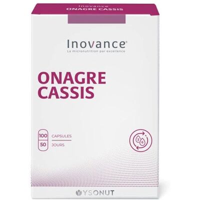 Inovance Onagre Cassis 100 Capsules - Complément pour femmes - Publicité Inovance Onagre Cassis 100 Capsules - Complément pour femmes - Publicité