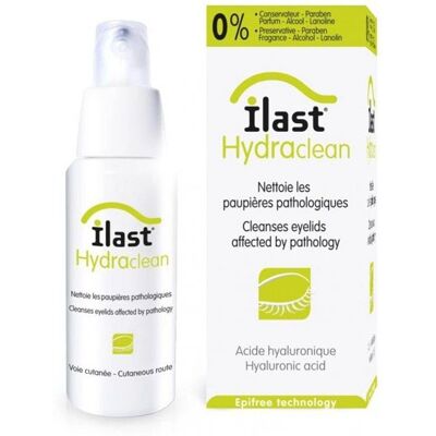 Horus Pharma Ilast Hydraclean - Gel Nettoyant - Yeux Sensibles - Publicité Horus Pharma Ilast Hydraclean - Gel Nettoyant - Yeux Sensibles - Publicité
