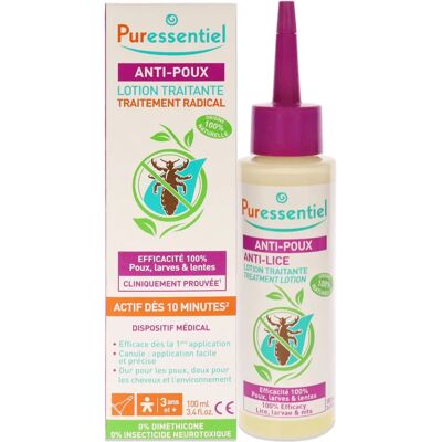 Puressentiel Anti-Luis Lotion - 100 ml - Lice Behandeling Puressentiel Anti-Luis Lotion - 100 ml - Lice Behandeling