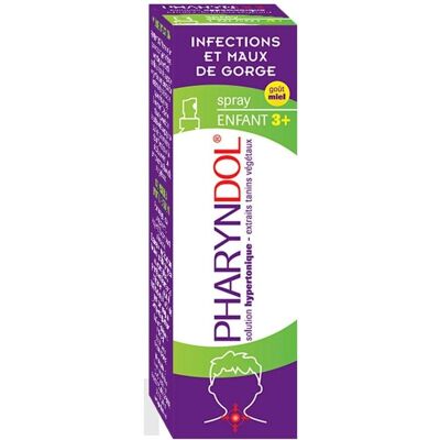 PEDIACT Pharyndol Spray au Miel pour Enfants - Soulagement Mal de Gorge - Publicité PEDIACT Pharyndol Spray au Miel pour Enfants - Soulagement Mal de Gorge - Publicité