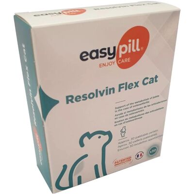Easypill Resolvin Flex Chat 2g - Complément articulaire - Publicité Easypill Resolvin Flex Chat 2g - Complément articulaire - Publicité