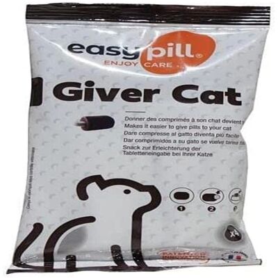 Easypill Pâte pour Chat - 4 x 10g Friandises - Poches à pilules pour chats - Publicité Easypill Pâte pour Chat - 4 x 10g Friandises - Poches à pilules pour chats - Publicité