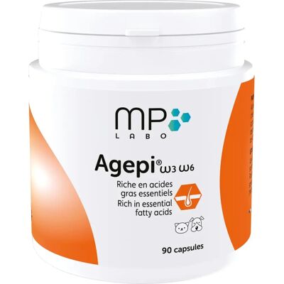 MP Labo Agepi Omega 3 ET 6 - Wspiera zdrową skórę i lśniącą sierść MP Labo Agepi Omega 3 ET 6 - Wspiera zdrową skórę i lśniącą sierść