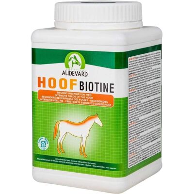 Audevard Hoof Biotine 1 Kg - Suplemento para cavalos Audevard Hoof Biotine 1 Kg - Suplemento para cavalos
