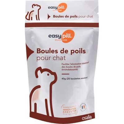 Osalia Easypill Boules de Poils pour Chats (40 g) - Publicité Osalia Easypill Boules de Poils pour Chats (40 g) - Publicité