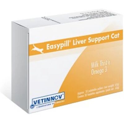 Easypill Support hépatique pour chats - Soutient la fonction hépatique - Publicité Easypill Support hépatique pour chats - Soutient la fonction hépatique - Publicité
