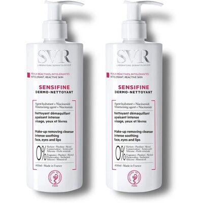 SVR Sensifine Dermo Nettoyant 2x400ml - Reinigungscreme für empfindliche Haut SVR Sensifine Dermo Nettoyant 2x400ml - Reinigungscreme für empfindliche Haut