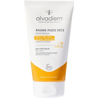 Baume Pieds Secs ALVADIEM - Réparateur et Apaisant - Publicité Baume Pieds Secs ALVADIEM - Réparateur et Apaisant - Publicité