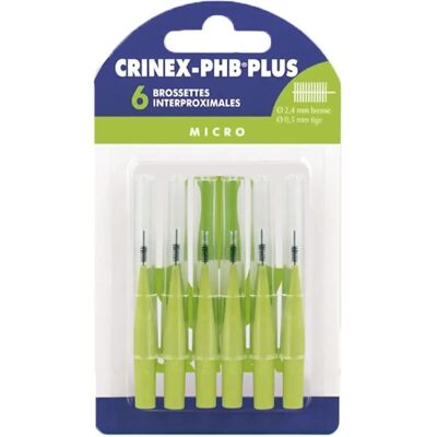 Brossettes Interdentaires Crinex PHB Plus Micro Plus - 6 pièces - Publicité Brossettes Interdentaires Crinex PHB Plus Micro Plus - 6 pièces - Publicité